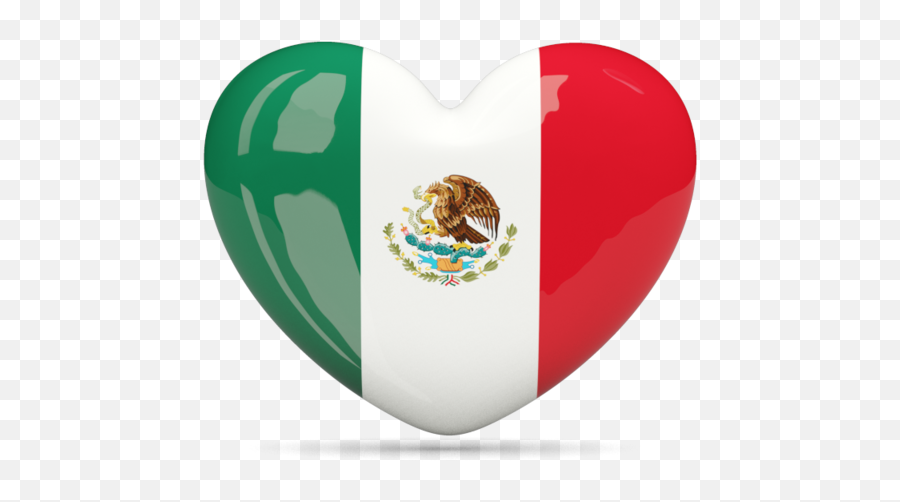 Mexico Flag Png Transparent Images All - Mexico Flag Heart Png,Mexico Png