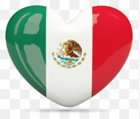 Mexico Flag Png Transparent Images All - Heart Png