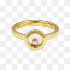 Chopard Happy Diamonds Icons Yellow Gold Ring 82a017 - 0111 Hallmark png