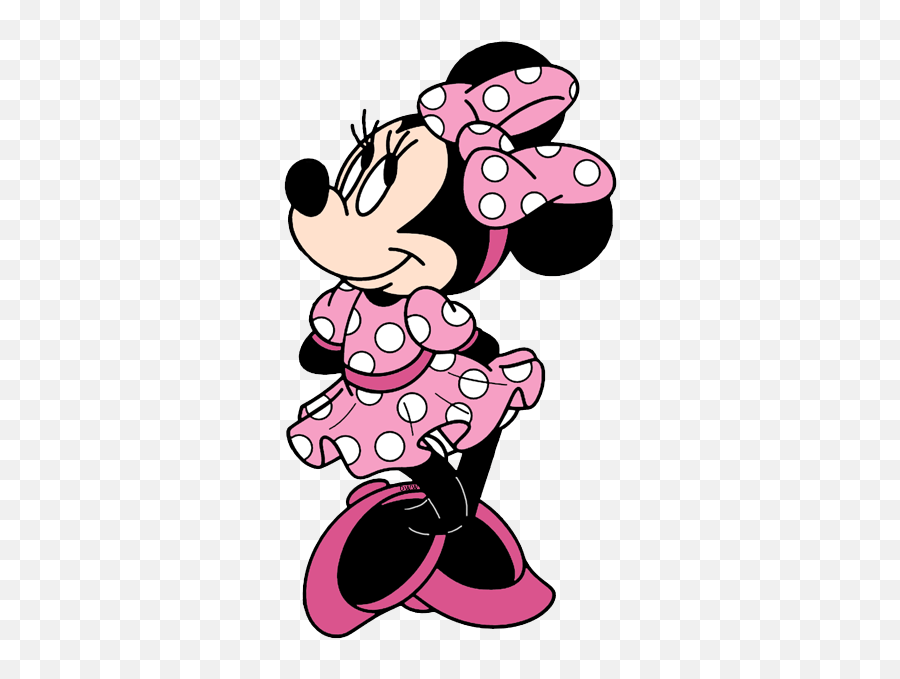 Download 19 Minnie Mouse Clipart Black - Pink Minnie Mouse Cartoon Png,Minnie Mouse Transparent