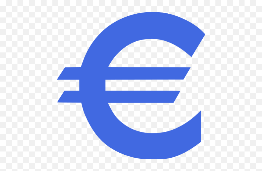 Royal Blue Euro Icon - Free Royal Blue Currency Icons Euro Icon Png Red,Euro Icon Png