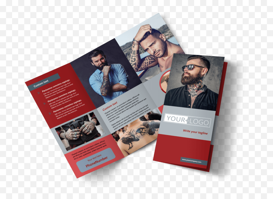 Tattoo Shop Brochure Template Mycreativeshop - Brochure Shop Png,Icon Tattoo Studio