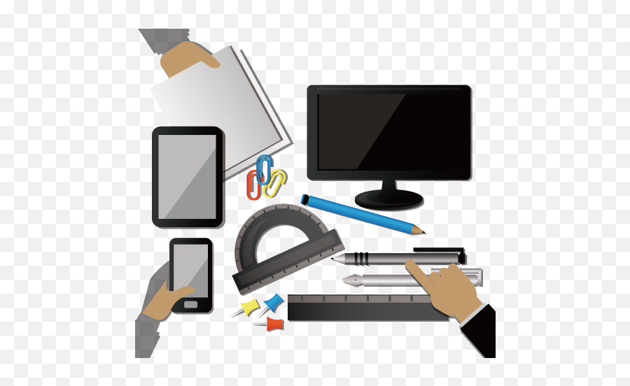 Device Trade - In Made Simple Nike Computing Office Equipment Cartoon Png,Office Supplies Icon