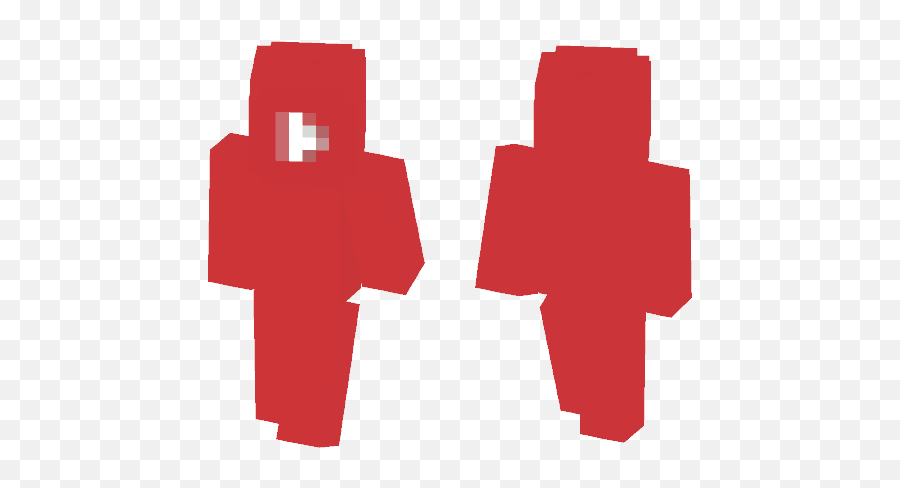 Download Youtube Logo Skin Minecraft For Free - Man Bat Minecraft Skin Png,Youtube Logo Red