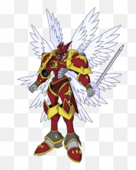 Gallantmon Wallpapers - Cave Crimson Mode Drawing png