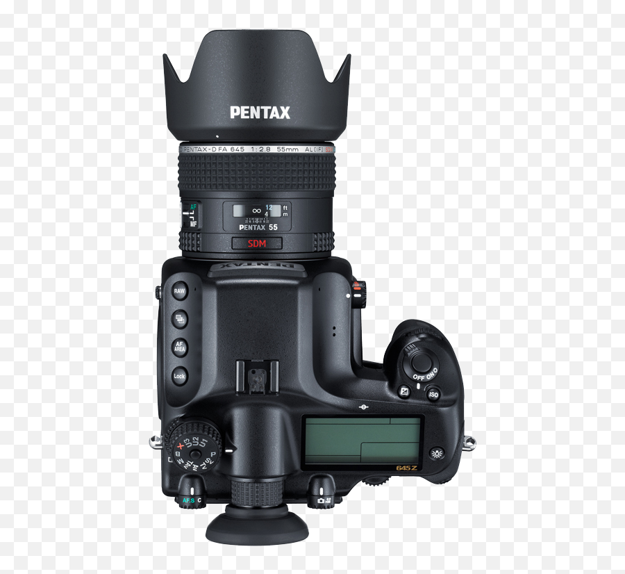 Pentax 645z Camera Top View Transparent - Pentax 645z Png,Top Png