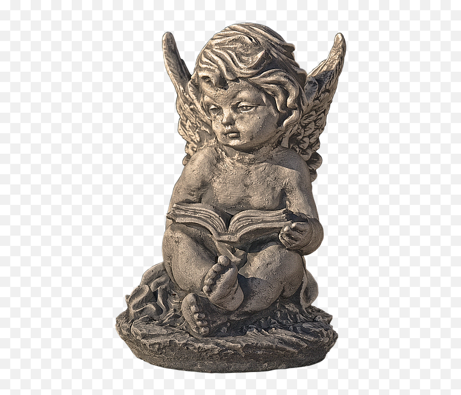 Cherub Wings Png - Figure Angel Cherub Wing Female Bronze Sculpture,Cherub Png
