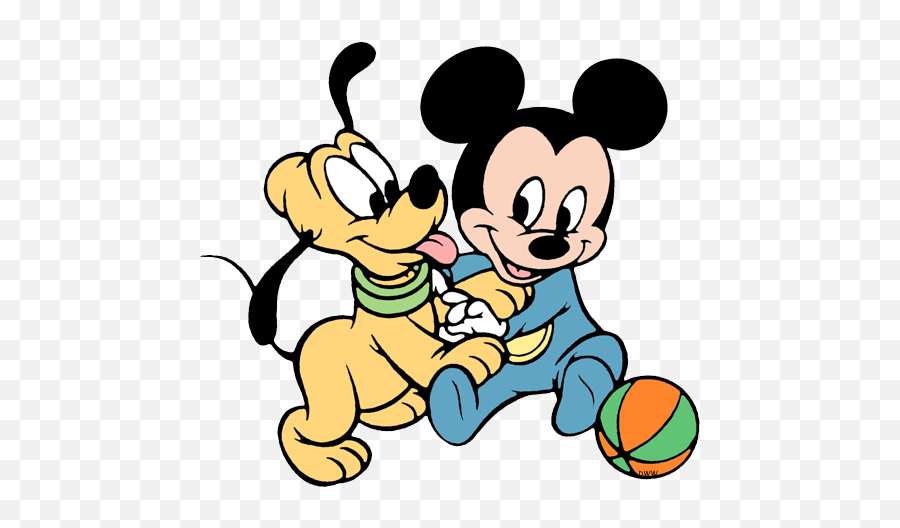 Imagem Mickey Baby Png 2 Image - Baby Mickey And Pluto,Cartoon Baby Png