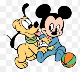 Imagem Mickey Baby Png 2 Image - Baby Mickey And Pluto,Cartoon Baby Png
