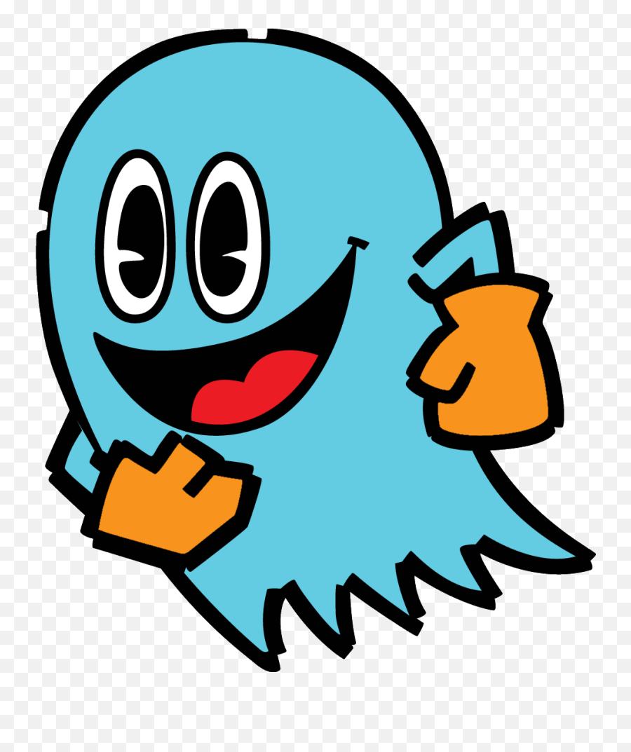 Inky - Cartoon Pac Man Ghost Png,Pacman Ghosts Png