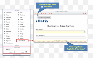 Page Break Control - Google Form Drag And Drop png