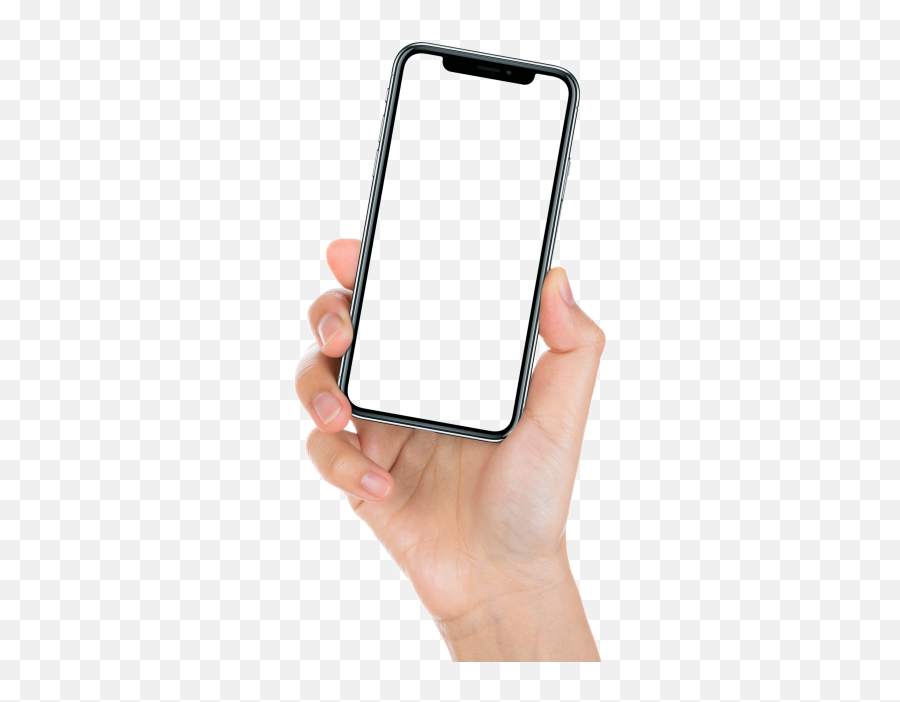 I Phone X In Hand Png Image Free - Phone In Hand Png,Phone In Hand Png