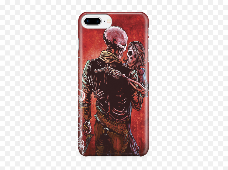 Love Trust And A Revolver Phone Case - Love Trust And A Revolver David Lozeau Png,Hellboy Png