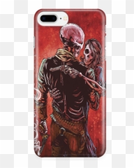Love Trust And A Revolver Phone Case - Love Trust And A Revolver David Lozeau Png,Hellboy Png