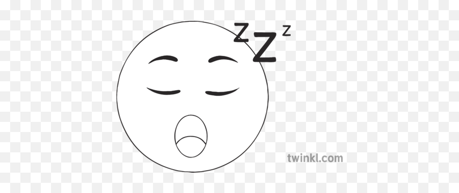 Sleepy Snoring Emoji General Sleeping Tired Emotions Icons - Quiz Black And White Png,Tired Emoji Png