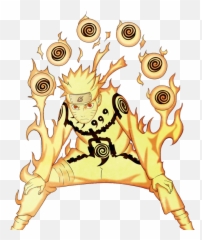 Download Naruto Kurama Mode Rasengan Png - Nine Tails Chakra