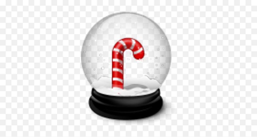 Transparent Png Snow Globe - Candy Cane Snow Globe,Snow Globe Png