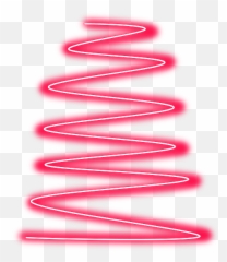 Red Border Png - spiral line neon geometric Transparent Neon Lines Png