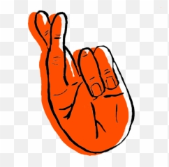 Fingers Crossed Transparent Cartoon - Clip Art Png,Fingers Crossed Png