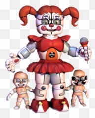 Fnaf Circus Baby Animatronic Five Nights - Circus Baby Png,Five Nights At Freddy's Png
