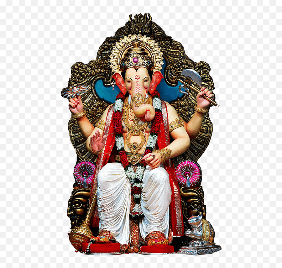 Download Ganesha Mumbai Raja Hindu Lalbaugcha Religion - Ganpati Bappa Png,Hindu Png