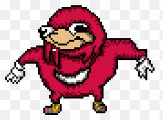 Pixilart - Pixel Art Ugandan Knuckles png
