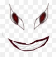 Roblox Red Eyes Face - Cartoon png