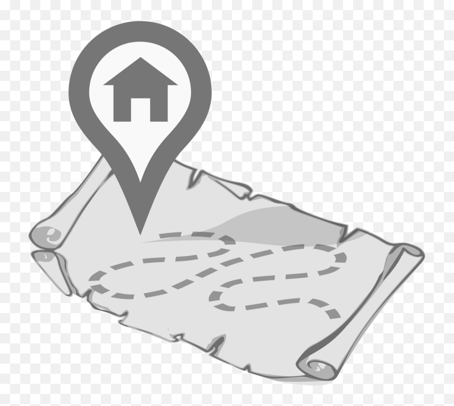 Angleareahand Png Clipart - Royalty Free Svg Png Home On Map Clipart,Treasure Map Png