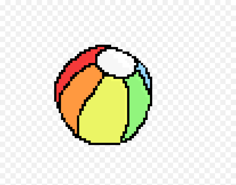 Beach Ball Pixel Art Maker - Beach Ball Pixel Art Png,Beach Ball Transparent