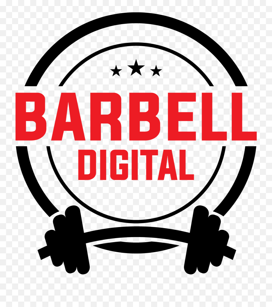 Barbell Digital Png Logo