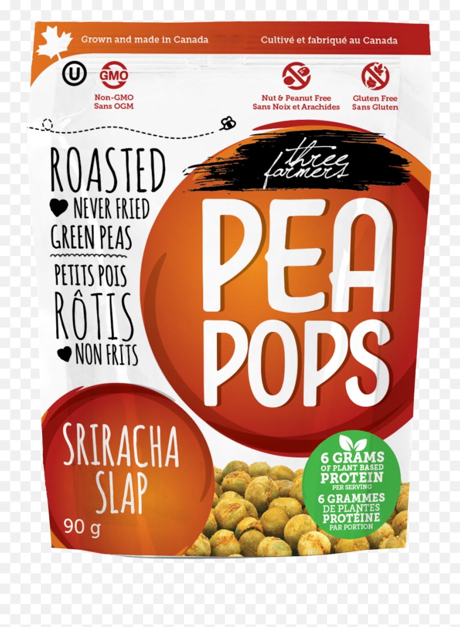 Sriracha Slap Pea Pops - 12 X 90g Natural Foods Png,Pea Png