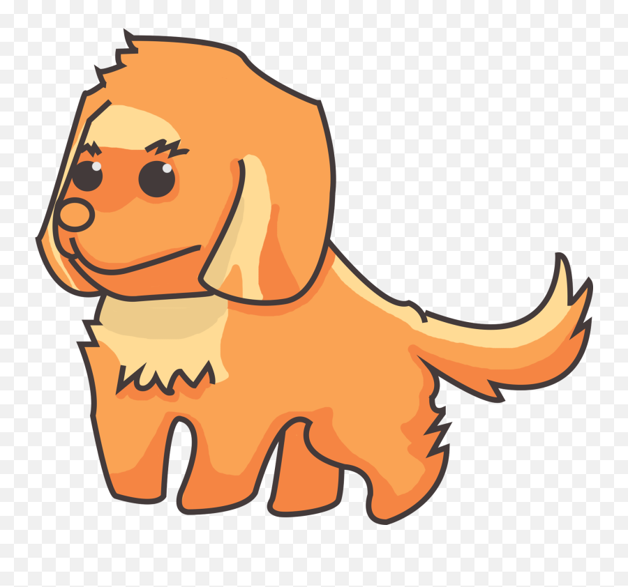 Chibi Golden Retriever - Chibi Dog Png,Golden Retriever Png