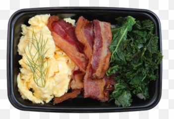Bacon Eggs And Kale - Spare Ribs Png,Scrambled Eggs Png
