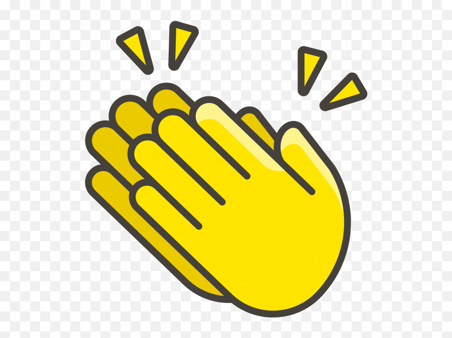 Download Clapping Hands Emoji - Animation Clapping Clipart Clapping Hands Clipart Png,100 Emoji Transparent Background