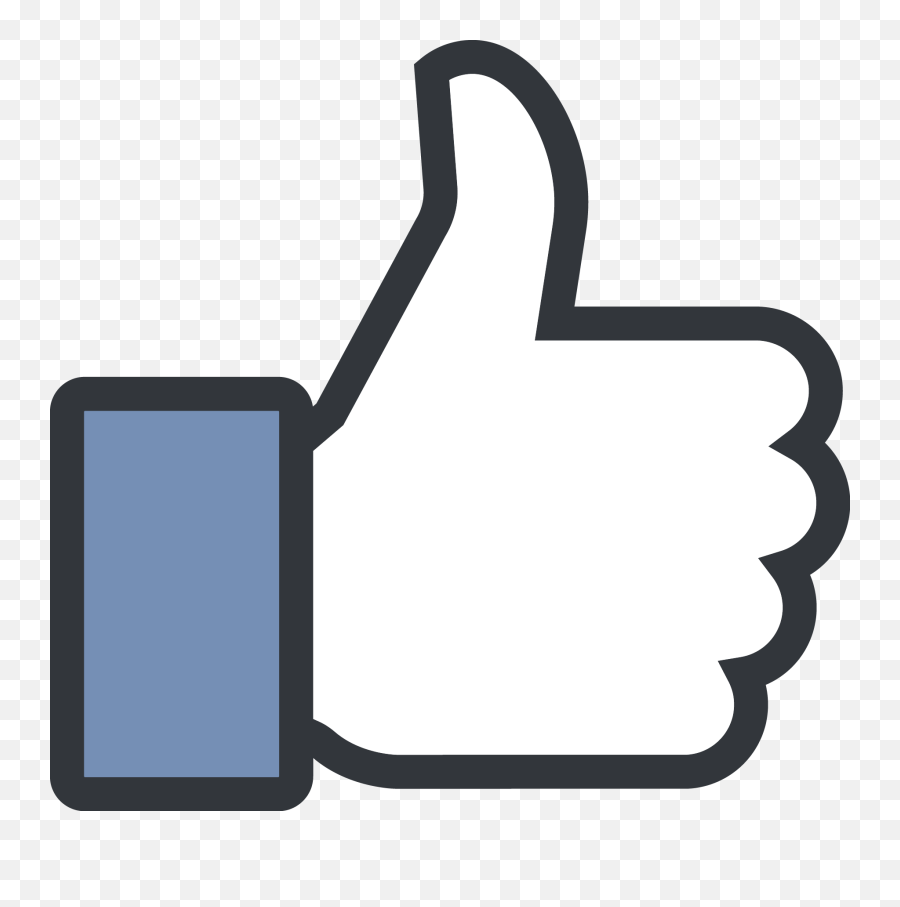 Like Icon Youtube - Facebook Thumbs Up Jpg Png,Youtube Like Button Transparent
