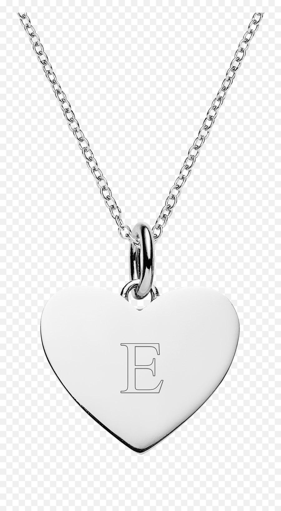 Clip Art Library Download Personalised Silver Heart - Silver Gold Chain Png,Necklace Png