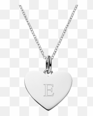 Clip Art Library Download Personalised Silver Heart - Silver Gold Chain Png,Necklace Png