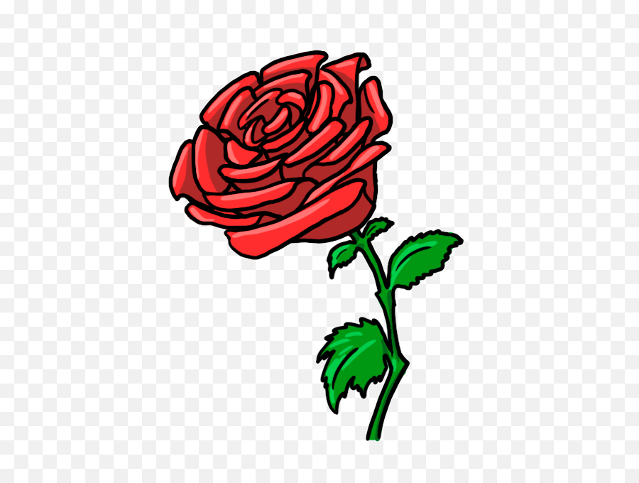 Clipart Cartoon Rose Png Transparent - Jingfm Cartoon Rose Png Clipart,Rose Png