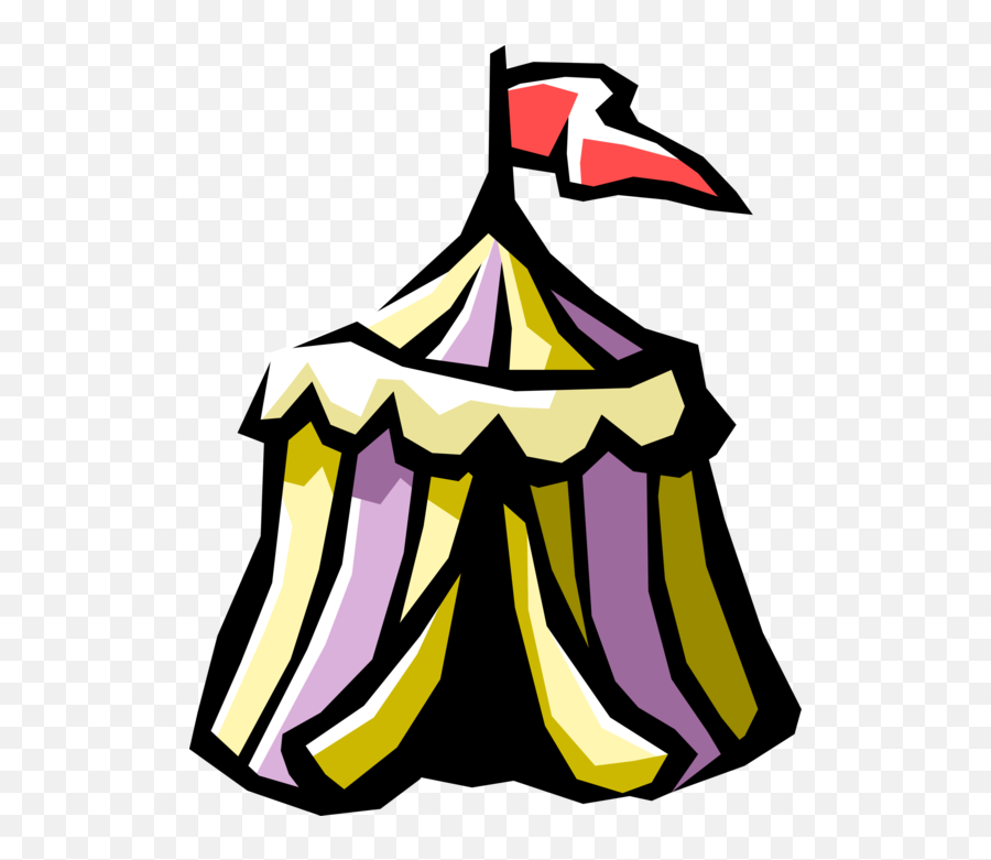 Download Vector Illustration Of Carnival Or Circus Tent - Lovely Png,Carnival Tent Png