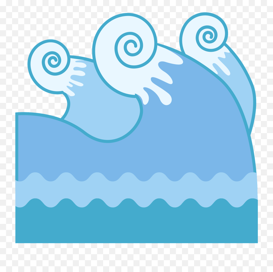 Sea Wave Clipart Free Download Transparent Png Creazilla - Lovely,Ocean Waves Transparent
