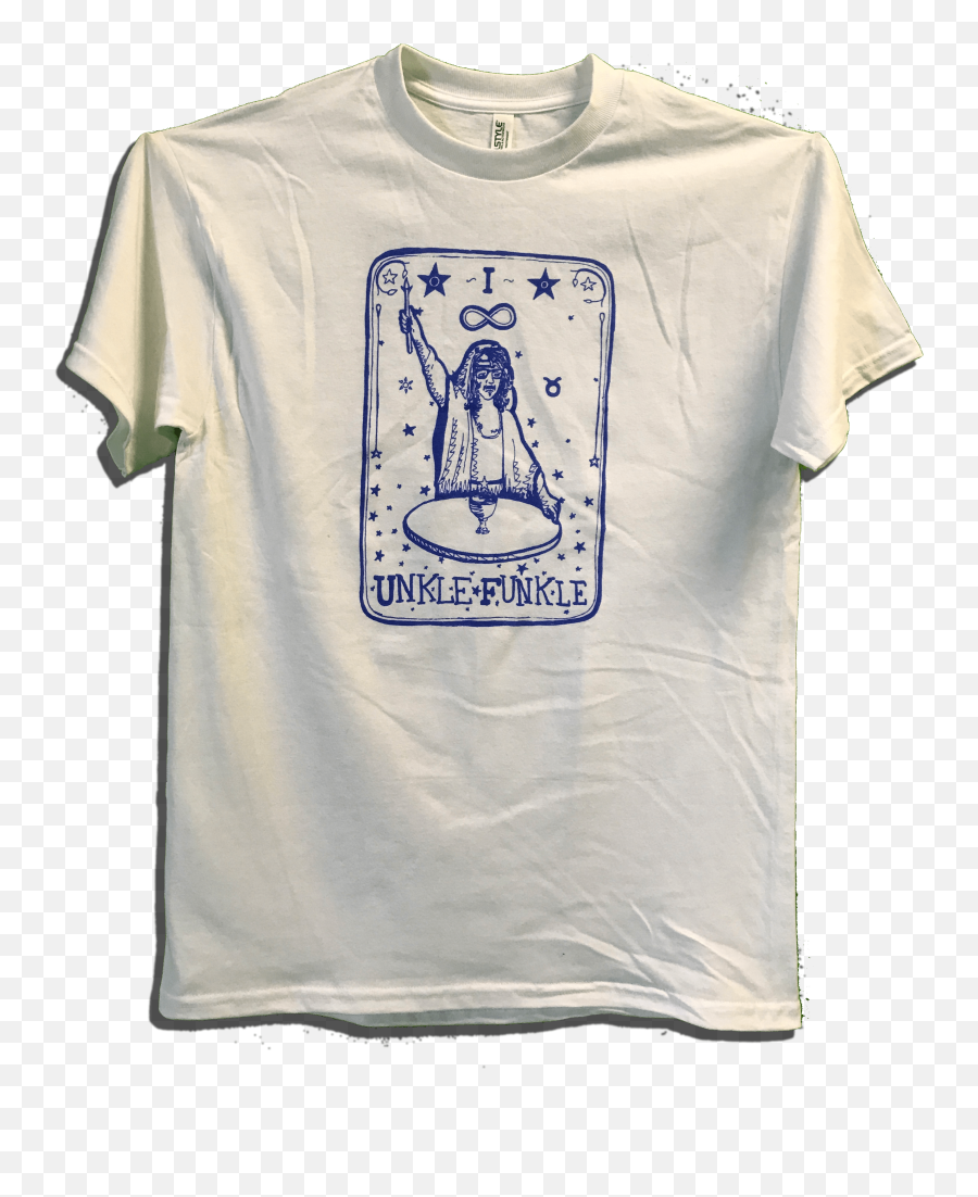 Unkle Funkle Tarot T - Shirt Active Shirt Png,Grey T Shirt Png