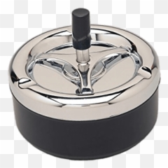 Round Push Down Ashtray Transparent Png - Push Down Ashtray,Ashtray Png