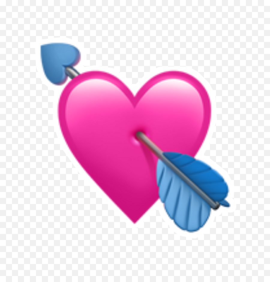 Pink Heart Emoji Iphone - Iphone Heart Emoji Png,Heart Emojis Transparent