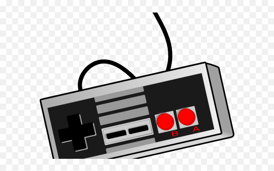 Gamepad Clipart Nintendo - Clip Art Nes Controller Png Video Game Controller Clip Art,Nintendo Entertainment System Logo