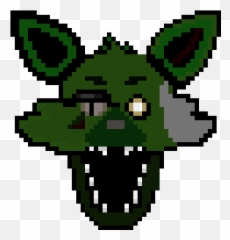 Phantom Fox Head Pixel Art Maker - Pixel Art Five Nights At Foxy Png,Fox Head Png