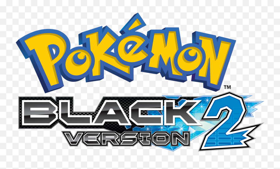 Pokémon Black 2 Logo En - Pokemon Black 2 Logo Png,Pokemon Black Logo