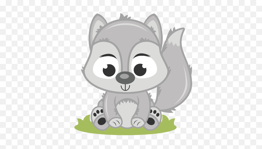 Babies Clipart Wolf - Baby Wolf Clipart Png,Wolf Cartoon Png