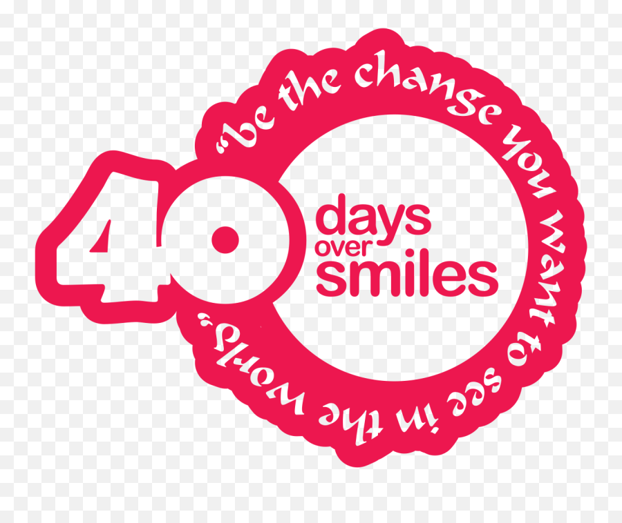 This days are over. 40 Days. Day over. 40 Days and 40 logo.