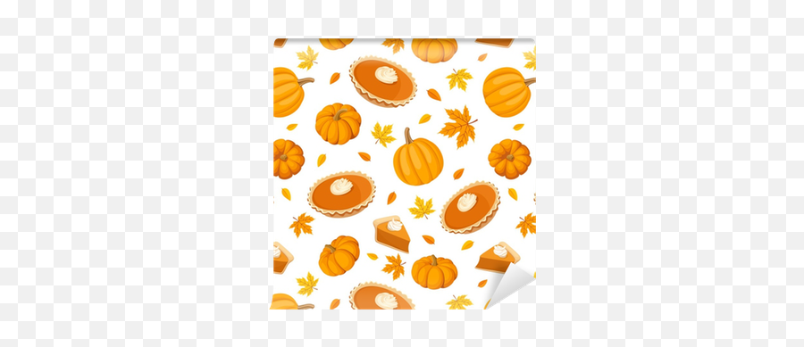 Seamless Pattern With Pumpkin Pies And Pumpkins Vector Wallpaper U2022 Pixers - We Live To Change Pumpkin Pie Seamless Pattern Png,Pumpkin Vector Png
