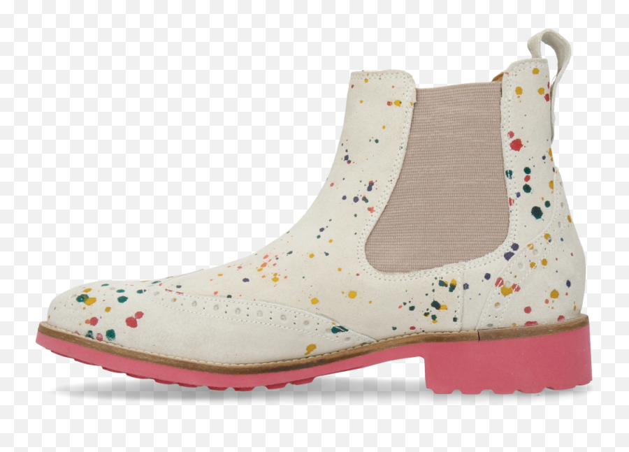 Ella 5 Suede White Dots Multi Melvin U0026 Hamilton - Round Toe Png,White Dots Png